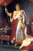 Francois Pascal Simon Gerard Napoleon Ier en costume du Sacre oil
